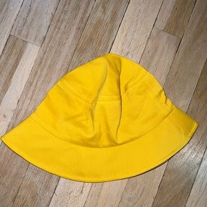 Yellow bucket hat